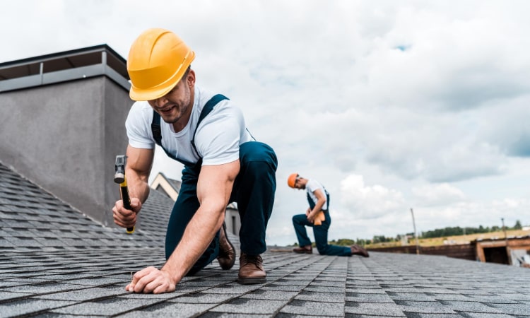 Repairing roof shingles